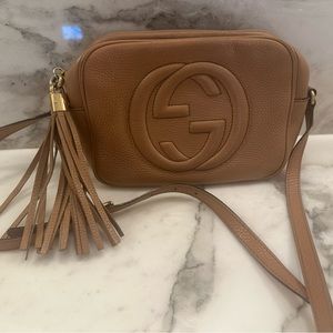 Authentic GUCCI Soho Disco Leather Camera Bag Crossbody/shoulder